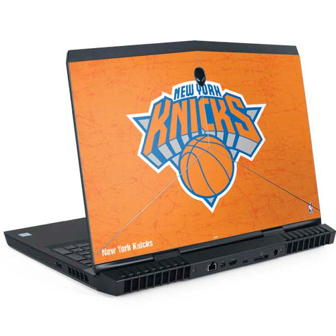 NBA New York Knicks Orange Primary Logo Dell Alienware Skin